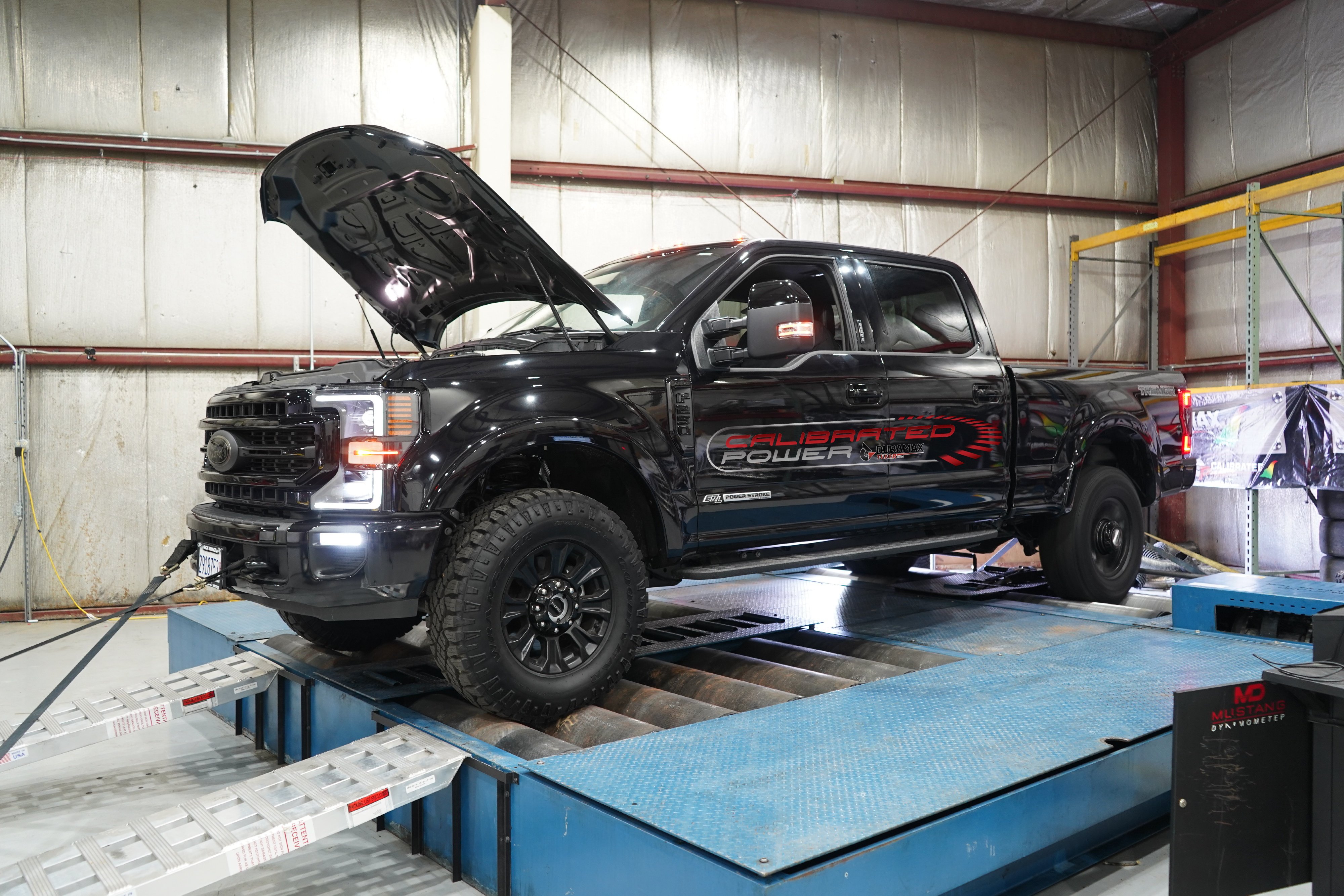 2020 Powerstroke On Dyno Calibrated Power Logo